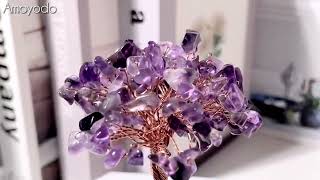 Amethyst Tree - Healing Crystals/Use Let Your Heart Calm and Cultivating The Spiritual Connection