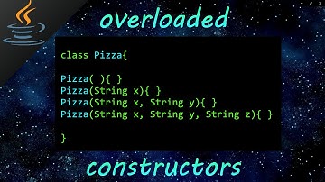 Java overloaded constructors 🍕