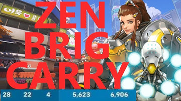 Hard Carrying on Zenyatta and Brig in Overwatch 2