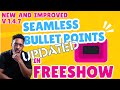 New & Improved Bullet Points in FreeShow #freeshowtutorial #powerpoint