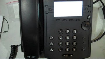 booting up a Polycom VVX 310