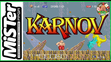 Karnov (MiSTer FPGA - Data East - Jotego) (1440p 60fps)