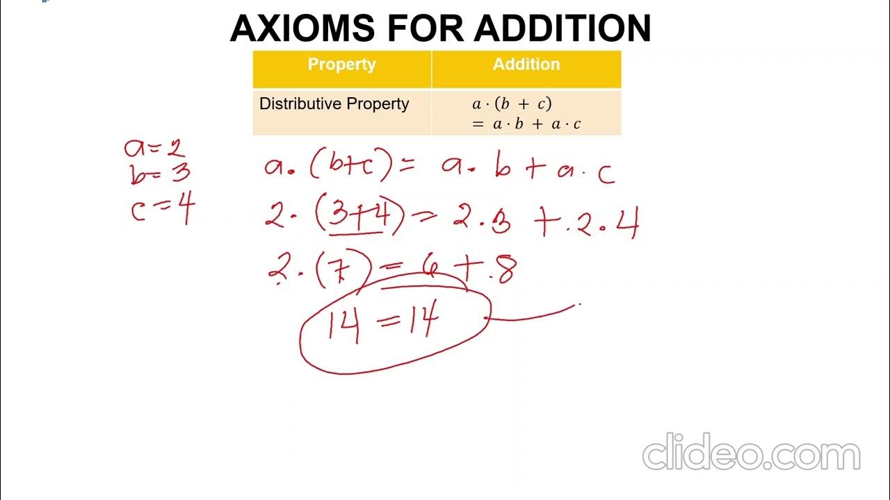 Axioms of Equality | College Algebra - YouTube