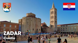 Zadar, Croatia. A walk in the Old Town. 4K