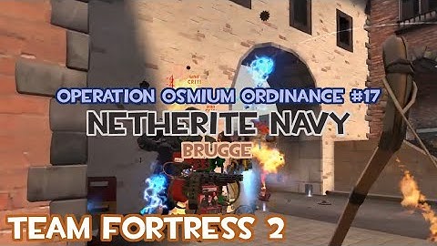 TF2 MvM Operation Osmium Ordinance #17 Brugge - Netherite Navy (Hunstman Sniper Gameplay)