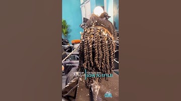 Two strand twist with My Curl products