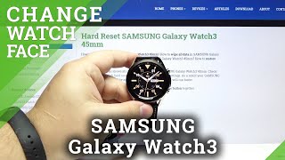 How to Change Watch Face in Samsung Galaxy Watch 3 - Personalize Samsung Watch screenshot 2
