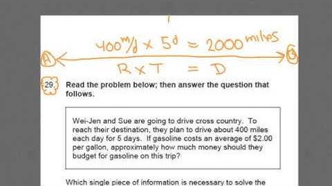 CBEST MATH #29 ~ Algebra WP3 ~ GOHmath.com
