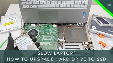 Slow Laptop?  How To Upgrade Hard Drive To SSD - HP Pavilion P Series [15-p189na]