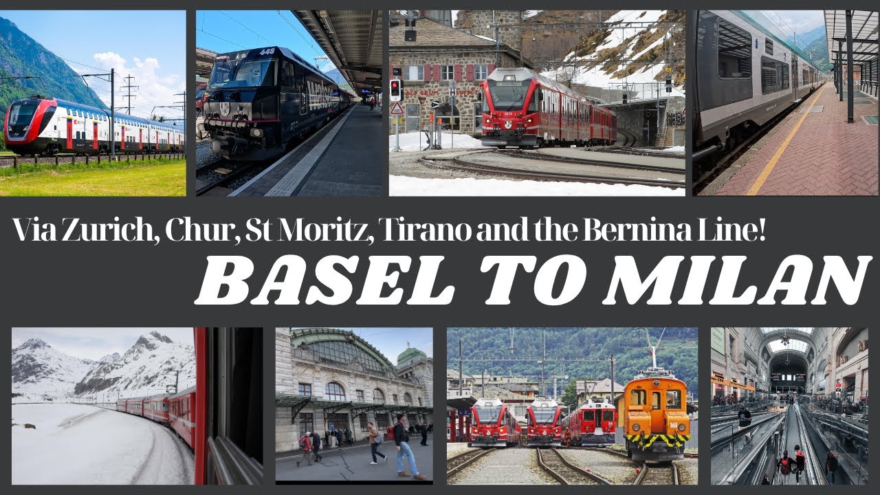 Basel to Milan using the Bernina Express: A Full Day out through the Alps!