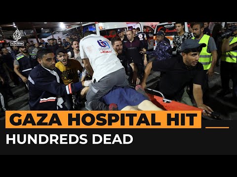 Gaza officials blame Israel for deadly strike on hospital | Al Jazeera Newsfeed