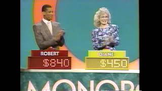Monopoly - Robert vs. Diane vs. Ken (1990)