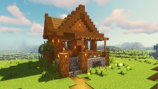 Minecraft: How to Build a Starter House Tutorial! #1