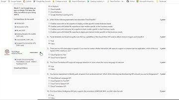 Google Cloud Computing Foundations Course Week 8 Assignment solutions