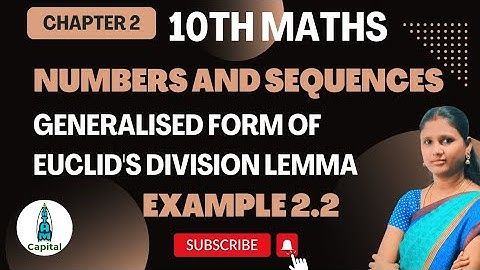 Example 2.2 Class 10 Maths Chapter 2 Generalised form of a  Euclid