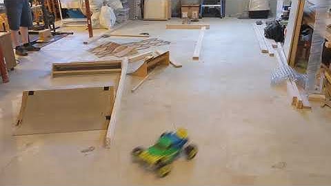 Mid Motor Rustler on my Mini-B Track