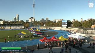 Boys U14 400m Timed Final 3: 2021 Commonwealth Bank State Track and Field Championships // LAVicTV
