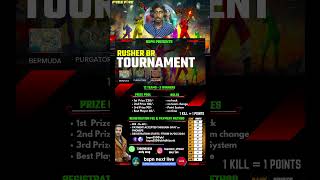 BR RUSHER TOURNAMENT |  FREE FIRE TOURNAMENT | ENTRY STARTS #shorts #fflive #tournament #fflivetamil Resimi