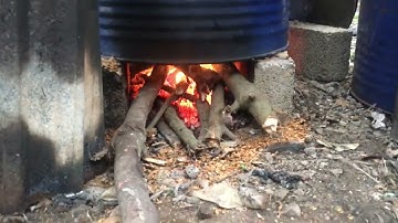 Đốt Than sinh học Bằng Thùng Phi ( Thí nghiệm AETV - LTA Fam