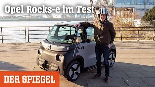 Wir drehen eine Runde: im Opel Rocks-e: Ist der aber putzig! | DER SPIEGEL