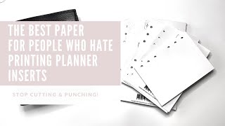 Famous The Best Paper for People who HATE to Print Planner Inserts // Pen Test // PerfectionismPrints Wealth