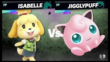 Super Smash Bros Ultimate Amiibo Fights   Request #9508 Isabelle vs Jigglypuff