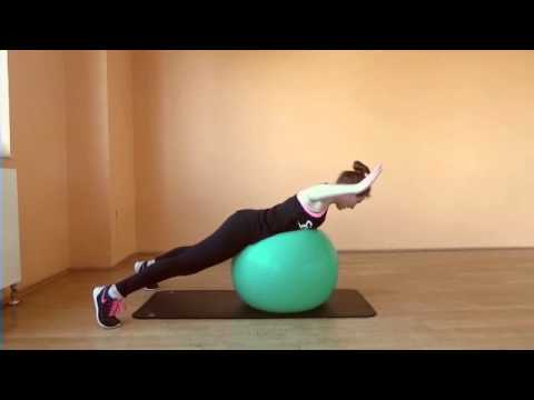 Rückenfit mit Pezziball/ 3 Übungen für Anfänger - YouTube