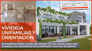 Una casa de arquitectura moderna y construcción sostenible