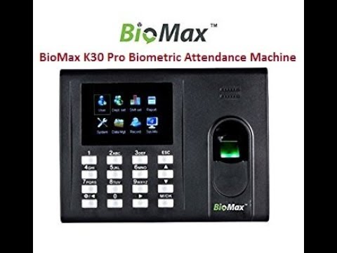 Biomax K30 Biometric Attendance Machine