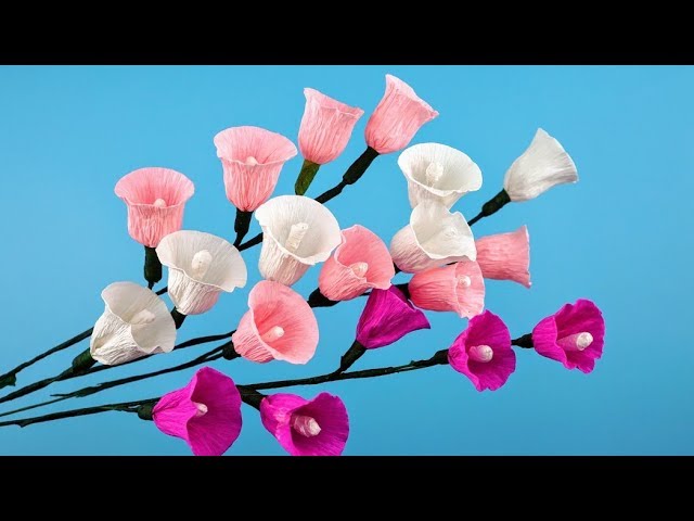 Crepe Paper Flowers, DIY: Mini Crepe Flowers Watch more:   Follow us on Instagram:   Subscribe :, By Art All The  Way