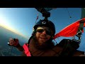 What's the hardest part about skydiving? The ground.