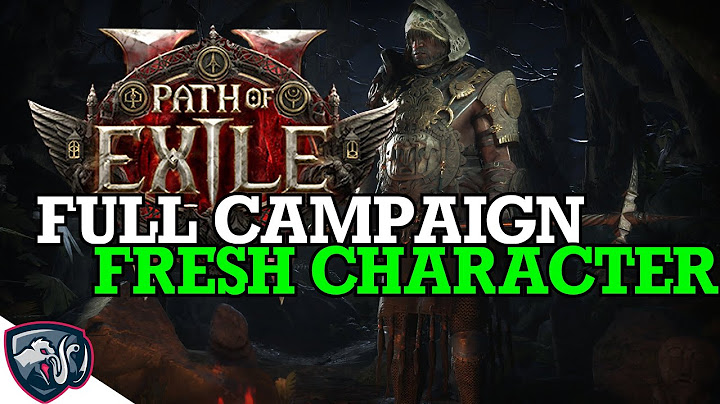 Building your First Character in Path of Exile 2 - Full Campaign Playthrough