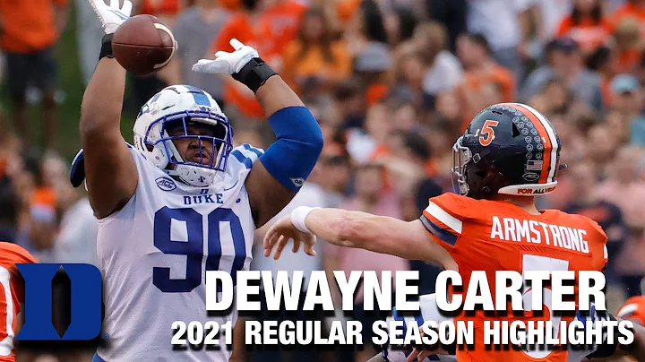 DeWayne Carter Regular 2021 Season Highlights | Duke DL