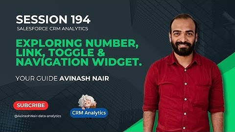 Exploring Number, Link, Toggle & Navigation Widget