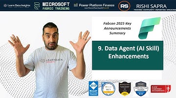 Data Agents in Microsoft Fabric (#Fabcon2025 Key Feature Announcements)