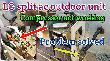 LG split ac not cooling | compressor not working | problem solved || Venus Tech ||