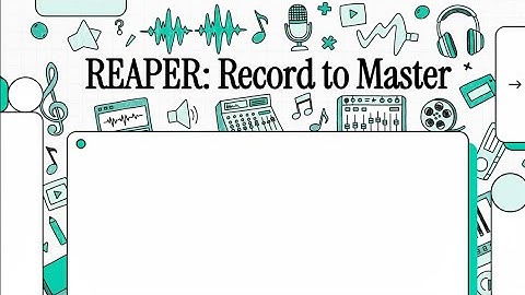 REAPER  Record to Master