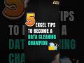 Clean your Excel data like an Excel pro with these 5 tips!#excel #tipsandtricks #shorts #shortsfeed