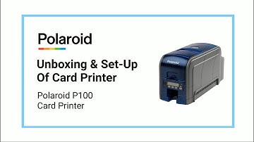 Polaroid P100 Card Printer - Unboxing + Device Set-up