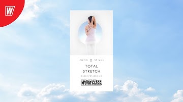 TOTAL STRETCH с Олесей Горковенко | 21 сентября 2020 | Онлайн-тренировки World Class