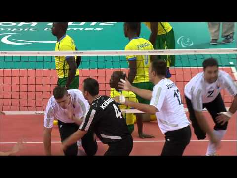 Sitting Volleyball - BIH vs Rwanda - Men's Preliminaries Pool B - London 2012 Paralympic Games