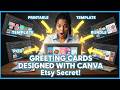 How to Make & Sell Greeting Cards | Make Money with Greeting Cards on Etsy (Step-by-Step Canva Guide