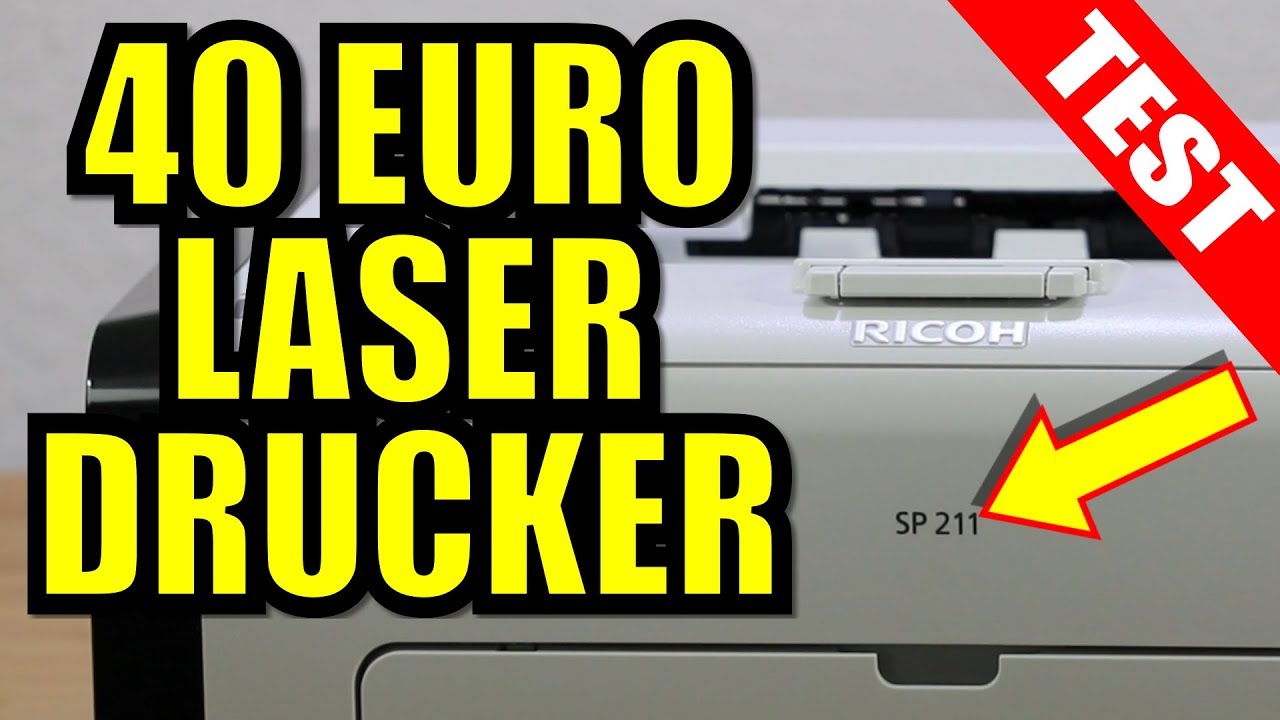 New Billig drucken! - Der Laserdrucker Ricoh SP 211 im Test 2018