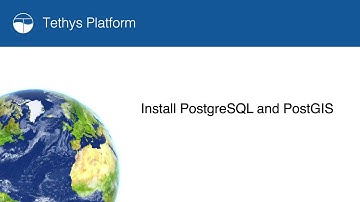 03.01 Install PostgreSQL and PostGIS