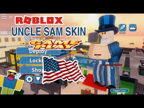 Roblox Arsenal New Uncle Sam Skin Avery Lb - roblox arsenal 4th of july