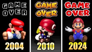 Evolution Of Mario VS Donkey Kong Deaths + Game Over Screens (2004-2024)