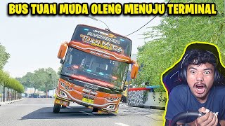 Bus tuan muda oleng hingga terjadi senggolan di terminal sukabumi - Euro Truck Simulator 2