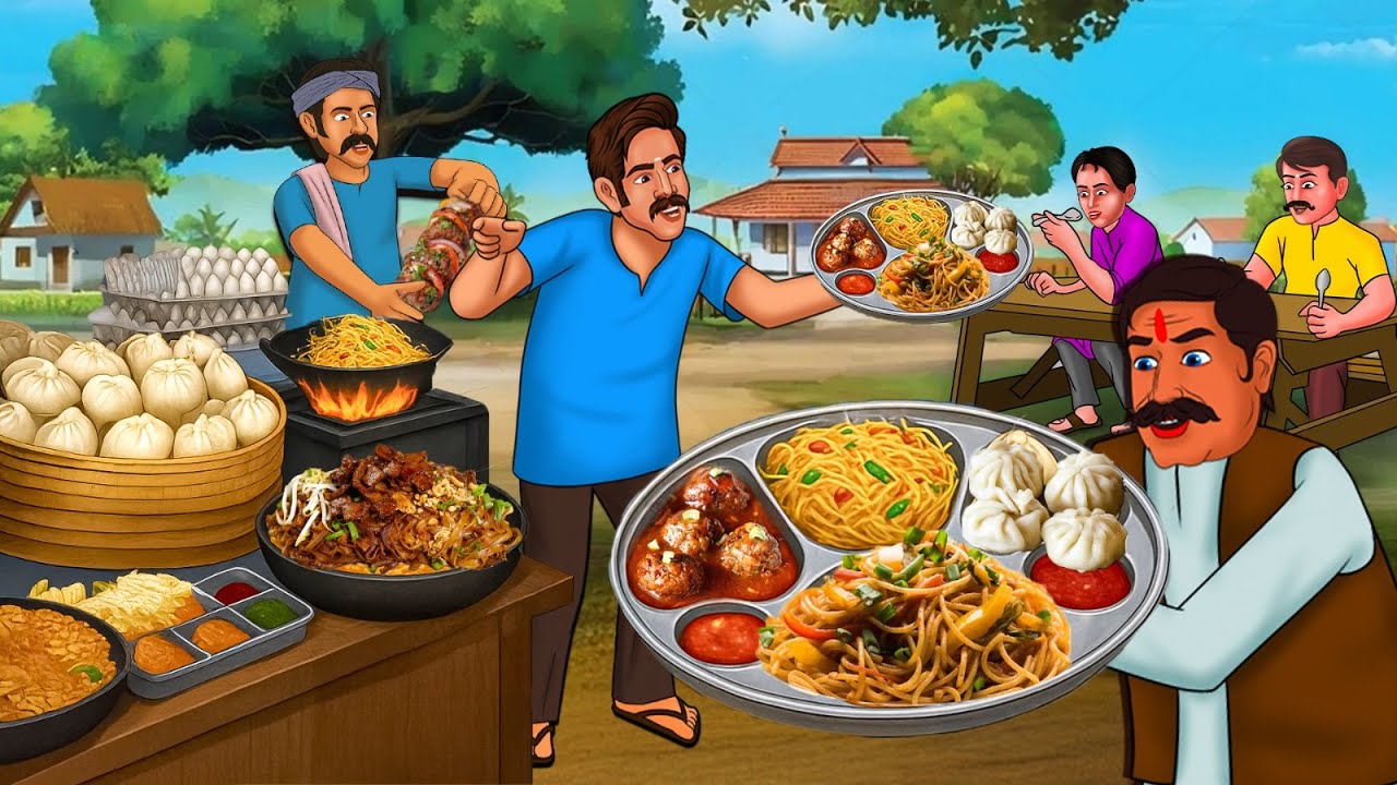 అమెరికన్ భాయ్ పంచాయత్ చైనీస్ థాలీ | Stories in Telugu | Telugu Stories | Telugu Kathalu | NewStories