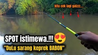 kita buktikan sekarang‼️dulu saya pertama dapat babon di spot ini//mancing di sungai brantas malang