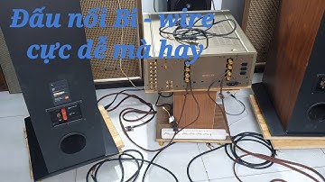 Cực dễ khi ứng dụng kỷ thuật Audio Bi - wire. Quý Nguyễn 0902313707 - 0947320201